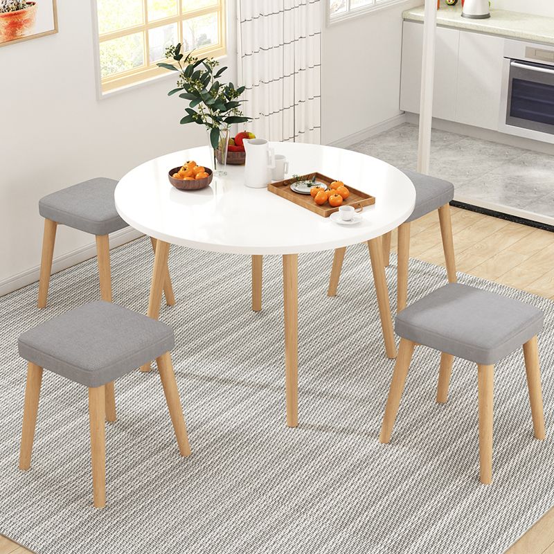 Modern 1/5 Pieces Dining Set Geometry Wood Dining Table for Dining Room Clearhalo 'Dining Room Sets' 'Dining Tables & Seating' 'dining_room_set' 'furn' 'furn_dining_room_set' 'Furniture' 'furniture_dining_room_set' 'Kitchen & Dining Furniture' 'kitchen&dining_furn' 'kitchen' 1200x1200_6f6e521b-a8b3-4b14-9242-36af4ee31cdb