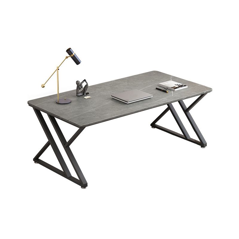 Rectangular Industrial Office Desk Dark Taupe Writing Desk for Home Clearhalo 'furn' 'furn_office_desk' 'Furniture' 'Office Desks' 'Office Furniture' 'office_desk' 1200x1200_6f6f882d-f064-4140-96e4-14009a897080