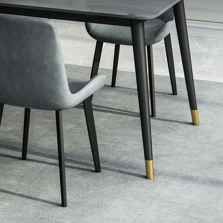 Nordic Style 1/5/7 Pieces Dining Set with Gray Top Kitchen Table Set for Dining Room Clearhalo 'Dining Room Sets' 'Dining Tables & Seating' 'dining_room_set' 'furn' 'furn_dining_room_set' 'Furniture' 'furniture_dining_room_set' 'Kitchen & Dining Furniture' 'kitchen&dining_furn' 'kitchen' 1200x1200_6f716e84-3c8c-469e-b614-d07486527b6a