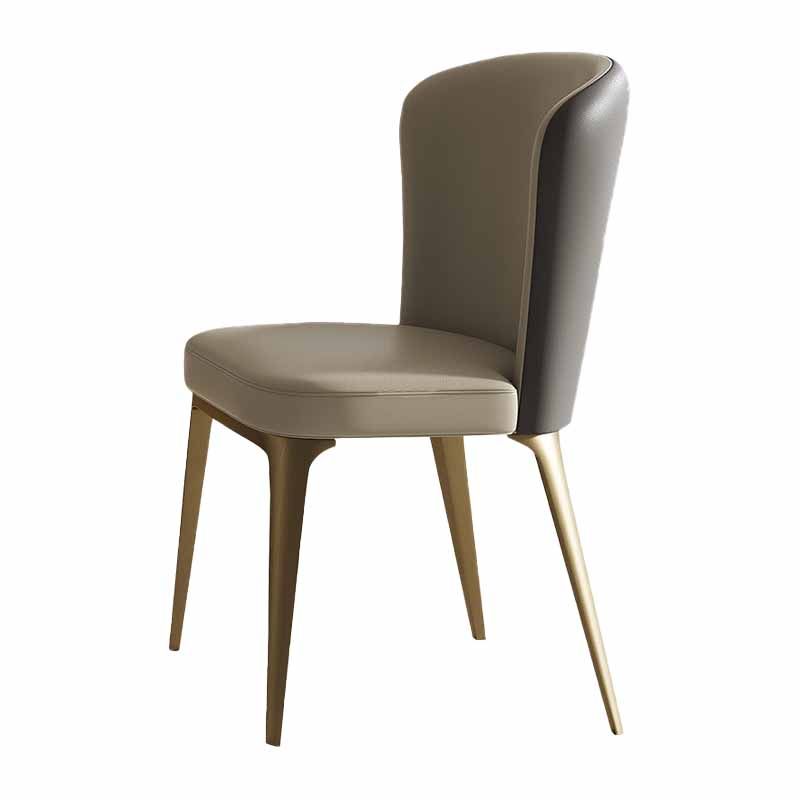 Contemporary Style Dining Chairs Metal Armless Side Parsons Chairs for Kitchen Clearhalo ' kitchen&dining_furn' 'Dining Chairs' 'Dining Tables & Seating' 'dining_chair' 'furn' 'furn_dining_chair' 'Furniture' 'furniture_dining_chair' 'Kitchen & Dining Furniture' 'kitchen' 1200x1200_6f739da6-bf61-4f8d-b666-e8d75fac02e6