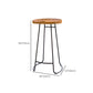 1/7 Pieces Bar Table Set Industrial Style Rectangle Solid Wood Pub Set