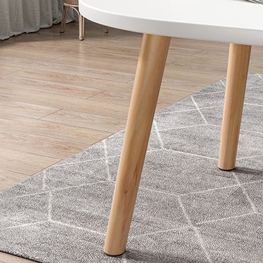 Wood Free-Form Coffee Table Modern 4 Legs Coffee Table with Storage Clearhalo 'Coffee & Accent Tables' 'Coffee Tables' 'coffee_tables' 'furn' 'furn_coffee_tables' 'Furniture' 'Living Room Furniture' 1200x1200_6f75dd91-6c67-4db6-b008-272d4949e645