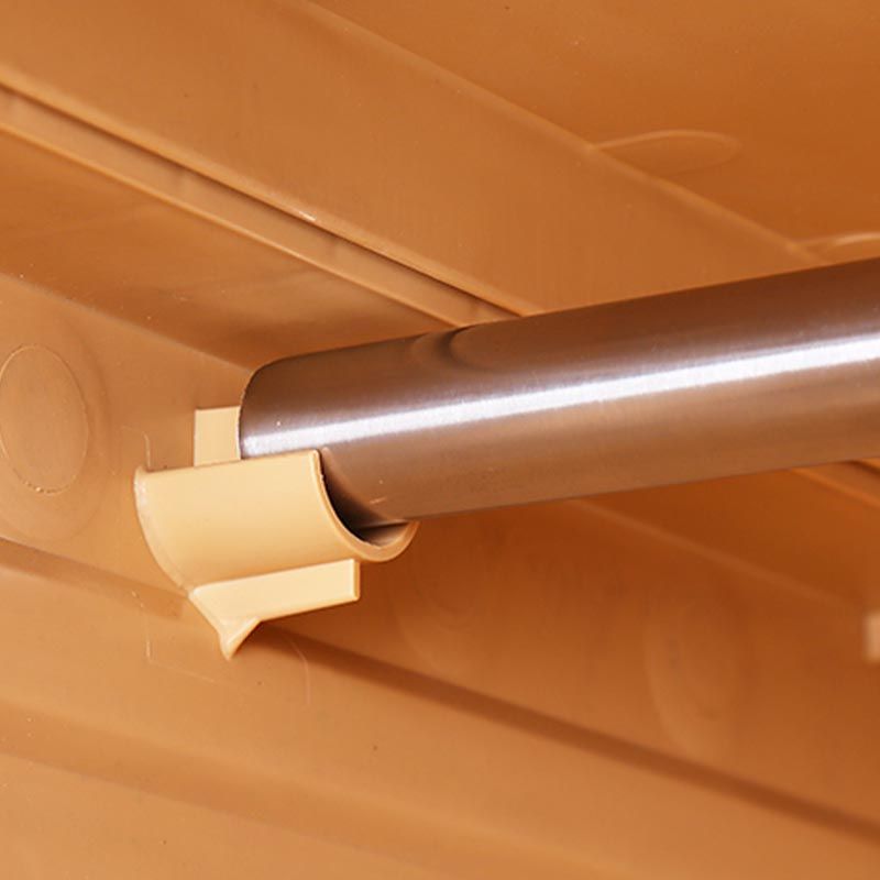 Plastic Matte Finish Storage Cabinet for Bedroom Contemporary Hinged Door Cabinet