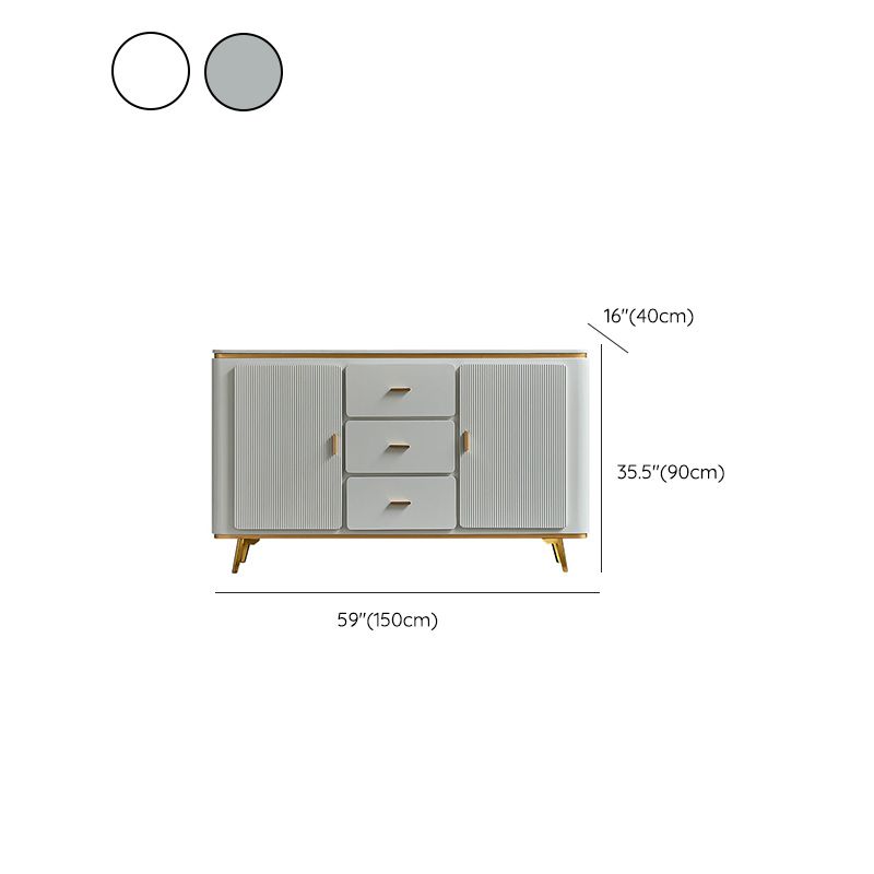Tocador de madera fabricado vestidor de cofre de almacenamiento glamoroso
