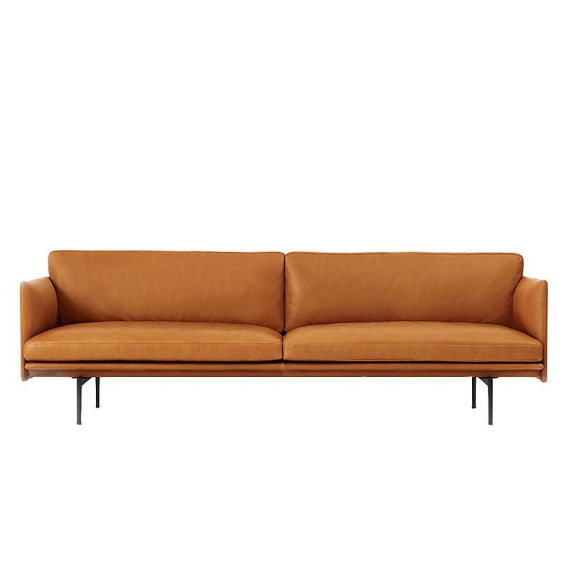 29" High Modern Faux Leather Tuxedo Arm Standard Sofa with Cushions for Living Room Clearhalo 'furn' 'furn_sofas' 'Furniture' 'furniture_sofas' 'kitchen' 'kitchen_sofas' 'Living Room Furniture' 'Sofa' 'sofas' 1200x1200_6f78423d-7d62-40f5-ac9a-31cd064ce1c9