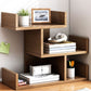 Geometry Artificial Wood Bookshelf Modern Open Storage Bookcase