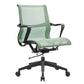 Silla de oficina moderna con brazos fijos, transpirable, AirGrid, ajustable en altura