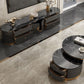Glam Stone TV Console Enclosed Storage TV Media Stand for Living Room Clearhalo 'furn' 'furn_tv_stands_entertainment_centers' 'Furniture' 'Living Room Furniture' 'TV Stands & Entertainment Centers' 'TV Stands & Media Storage Furniture' 'tv_stands_entertainment_centers' 1200x1200_6f79dfab-112f-44c5-9155-7ddbb989fedc