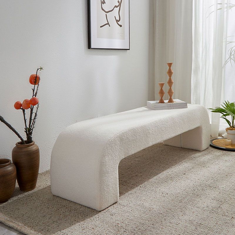 Entryway Bench Modern Seating Bench with Upholstered , 15.21-inch Width Clearhalo 'Benches' 'Chairs & Seating' 'furn' 'furn_benches' 'Furniture' 'Living Room Furniture' 1200x1200_6f7a89b6-3d22-45e6-81f0-af9eea4fde6c