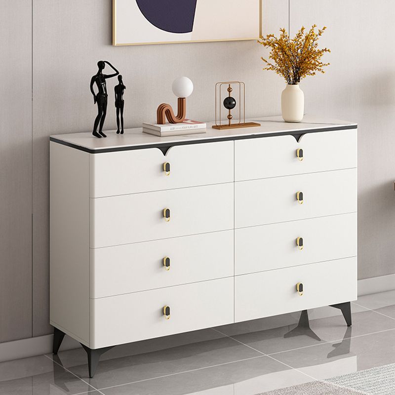 Stone Glam Aufbewahrungstruhe Schlafzimmer 16" breite Kommode mit Schubladen