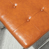 Metal Base eigentijdse conferentiestoel lage rug armloze bureaustoelstoel