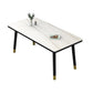Dining Room Set Nordic Sintered Stone Rectangular Dining Table with Trestle Base Clearhalo 'Dining Room Sets' 'Dining Tables & Seating' 'dining_room_set' 'furn' 'furn_dining_room_set' 'Furniture' 'furniture_dining_room_set' 'Kitchen & Dining Furniture' 'kitchen&dining_furn' 'kitchen' 1200x1200_6f7f5d5d-c239-475f-ae67-399e13b039a5