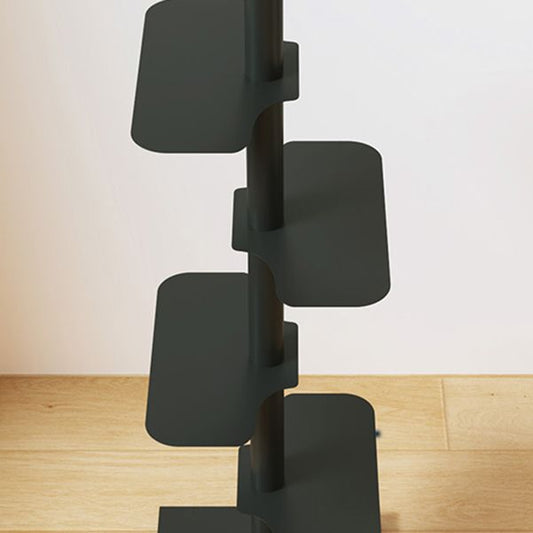 Corner Shelf Bookcase Modern Style Metal Multi Tiers Bookcase