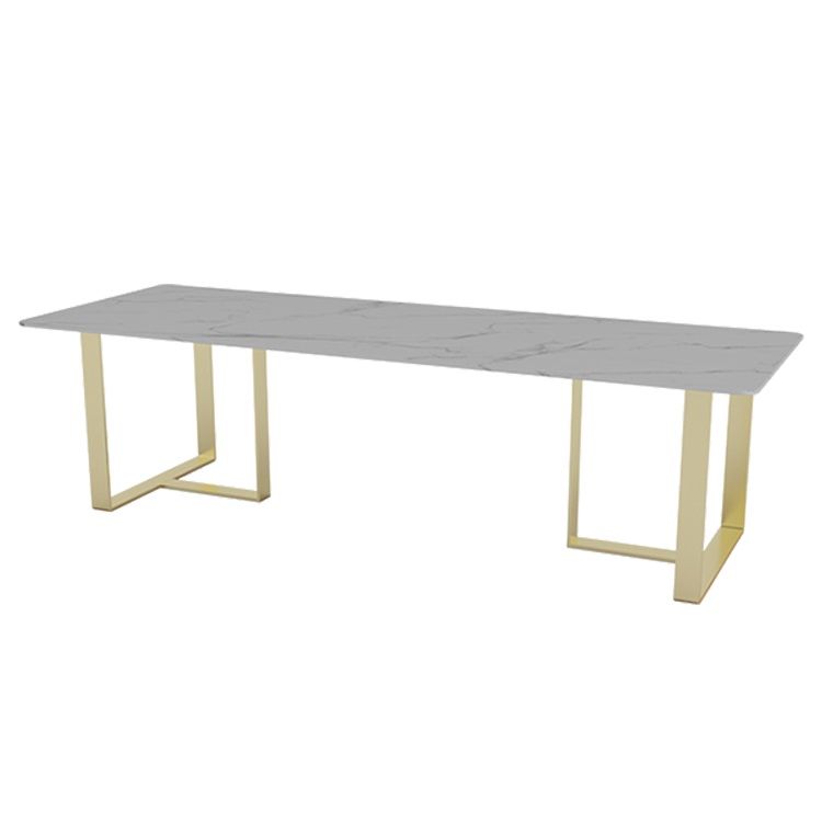 Rectangle White Dining Table Sintered Stone Table Luxury with Double Pedestal Clearhalo ' dining_table' 'Dining Tables & Seating' 'Dining Tables' 'furn' 'furn_dining_table' 'Furniture' 'furniture_dining_table' 'Kitchen & Dining Furniture' 'kitchen&dining_furn' 'kitchen' 'kitchen_dining_table' 1200x1200_6f881fe4-a439-47fa-9589-193e346136e4