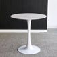Round Dining Table Contemporary Style Stone Dining Site Table with Tulip Base Clearhalo 'Dining Tables & Seating' 'Dining Tables' 'dining_table' 'furn' 'furn_dining_table' 'Furniture' 'Kitchen & Dining Furniture' 1200x1200_6f8d56bc-5903-420c-bf2f-50d0b658afde