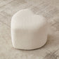 Contemporary Pouf Solid Color Sherpa Heart Shape Fade Resistant Pouf Clearhalo 'furn' 'furn_ottomans_poufs' 'Furniture' 'Living Room Furniture' 'Ottomans & Poufs' 'ottomans_poufs' 1200x1200_6f8f23c6-aaf3-4f9f-9409-2a2ba8a15f95