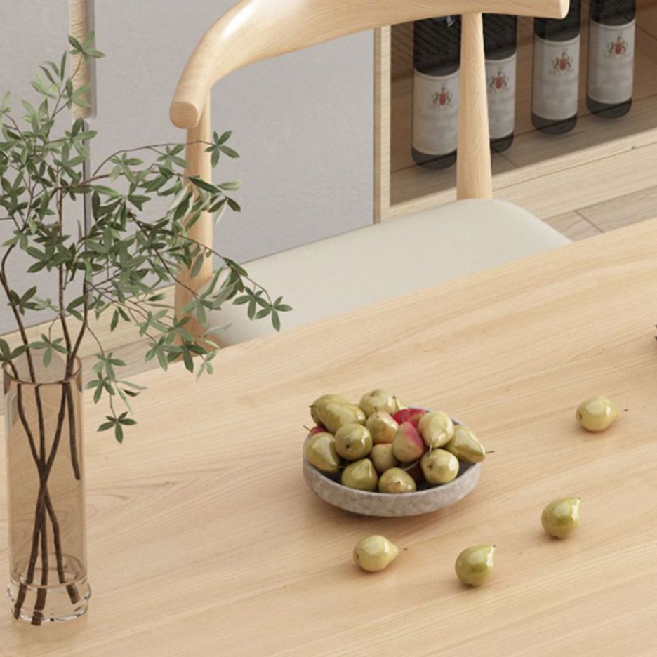 Contemporary Solid Wood Dining Table Set 1/5/7 Pieces Home Dining Room Set Clearhalo 'Dining Room Sets' 'Dining Tables & Seating' 'dining_room_set' 'furn' 'furn_dining_room_set' 'Furniture' 'Kitchen & Dining Furniture' 1200x1200_6f8fd949-bdc8-4932-93ba-14c88d029366