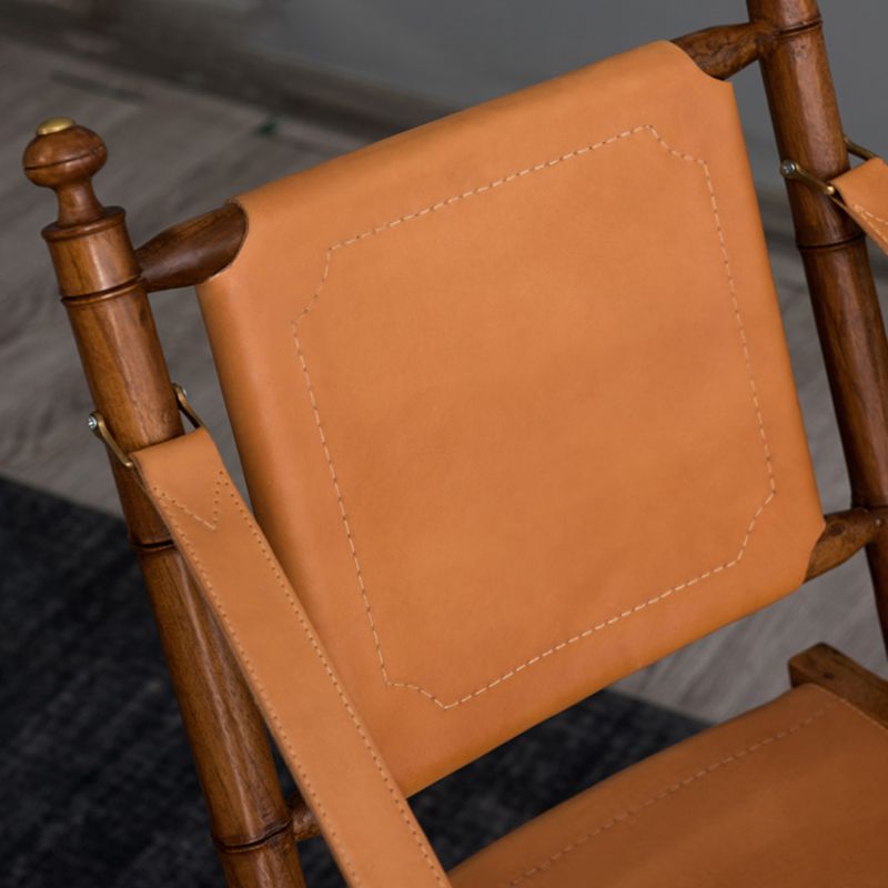 Scandinavian Ergonimic Recliner with Solid Wood Legs Genuine Leather Clearhalo 'Chairs & Seating' 'furn' 'furn_recliners' 'Furniture' 'Living Room Furniture' 'Recliners' 1200x1200_6f9055ce-a60f-454e-8827-5053612a209d