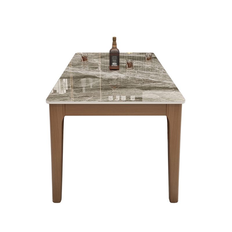 Sintered Stone Top Rectangle Table for Restaurant Dining Table with Wooden 4 Legs Clearhalo ' dining_table' 'Dining Tables & Seating' 'Dining Tables' 'furn' 'furn_dining_table' 'Furniture' 'furniture_dining_table' 'Kitchen & Dining Furniture' 'kitchen&dining_furn' 'kitchen' 'kitchen_dining_table' 1200x1200_6f912306-b060-4e32-a709-e8d6b2f3e747