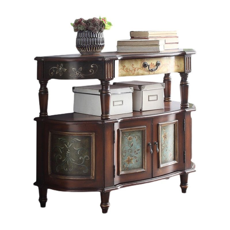 Victoria Wooden Accent Table Free Form Sofa Console Table for Hall Clearhalo 'Console Tables' 'console_tables' 'Entry & Mudroom Furniture' 'furn' 'furn_console_tables' 'Furniture' 1200x1200_6f92aff7-9f16-4bdd-bea1-9933fccf5e1c