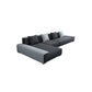Faux leather Grey Sectional Armless Stain-Resistant Sectional for Living Room Clearhalo 'furn' 'furn_sectionals' 'Furniture' 'furniture_sectionals' 'kitchen' 'kitchen_sectionals' 'Living Room Furniture' 'Sectionals' 1200x1200_6f959cbc-bfbb-460f-9820-eabdb9acb498