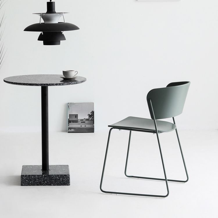 Indoor Dining Side Chairs Stackable Dining Armless Chairs with Metal Legs Clearhalo ' kitchen&dining_furn' 'Dining Chairs' 'Dining Tables & Seating' 'dining_chair' 'furn' 'furn_dining_chair' 'Furniture' 'furniture_dining_chair' 'Kitchen & Dining Furniture' 'kitchen' 1200x1200_6f974125-3581-4971-88d6-7e3f16e25791