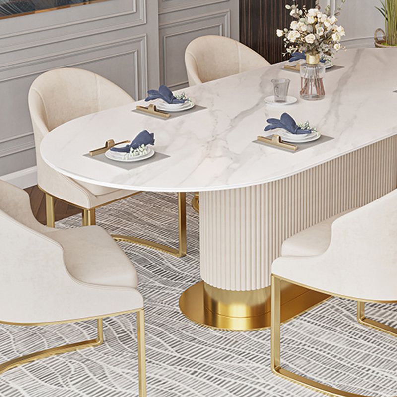Nordic 1/4/5/7 Pieces Dining Set Stone Dining Table for Dining Room Clearhalo 'Dining Room Sets' 'Dining Tables & Seating' 'dining_room_set' 'furn' 'furn_dining_room_set' 'Furniture' 'Kitchen & Dining Furniture' 1200x1200_6f982a5d-214b-447a-8087-8042da143469