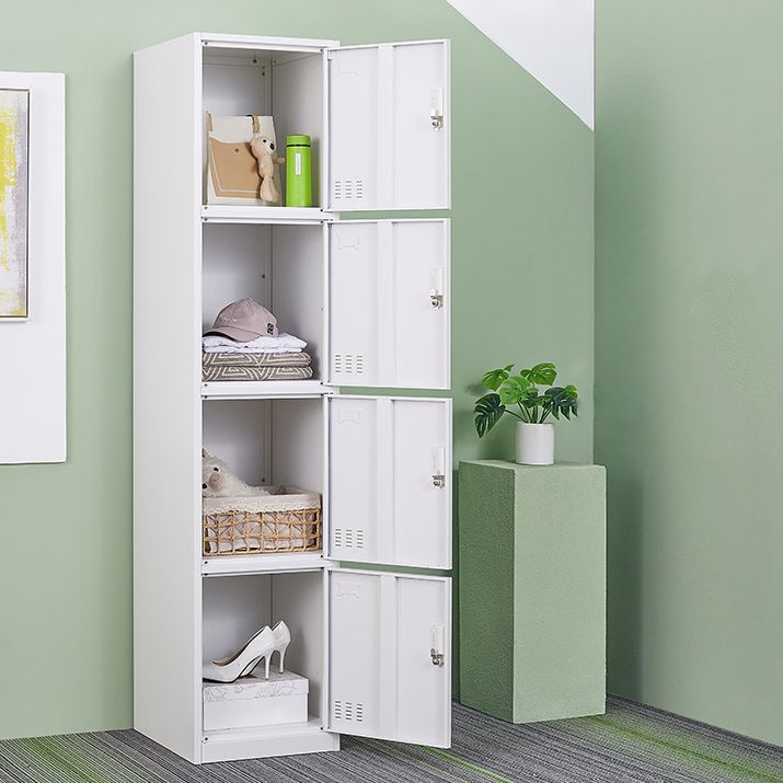 Contemporary Hinged Wardrobe Closet Metal Wardrobe Cabinet for Home