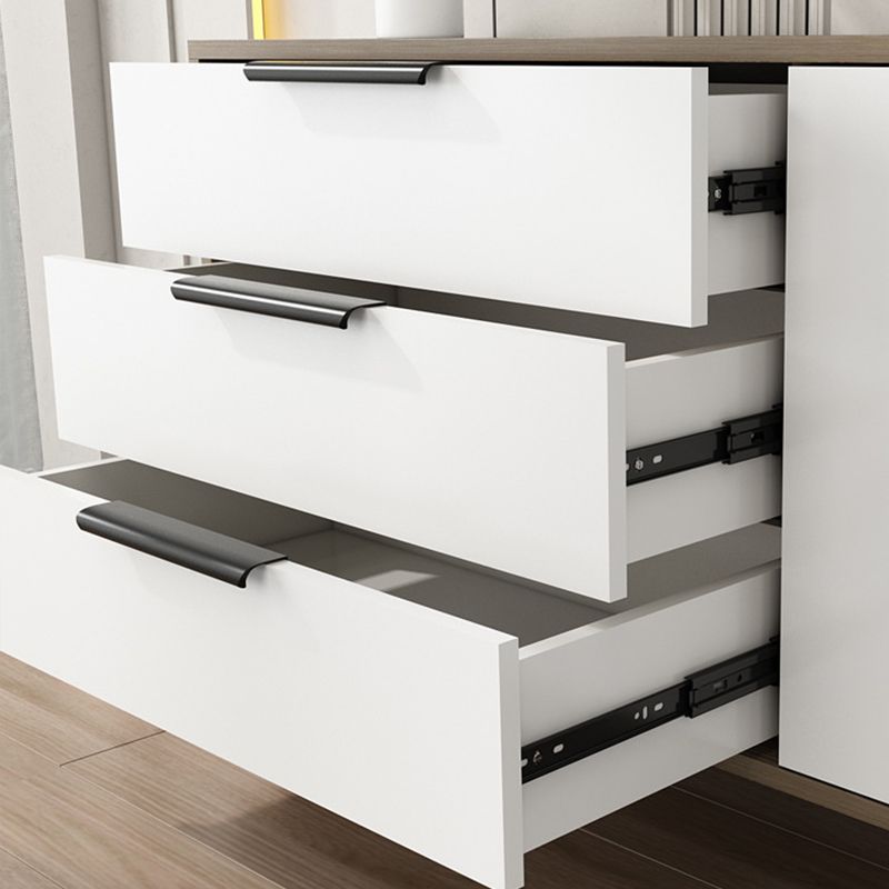 MODERNO MEDIA TV in legno Stand 16 "W x 27,5" H Stand TV di archiviazione chiuso con mobile