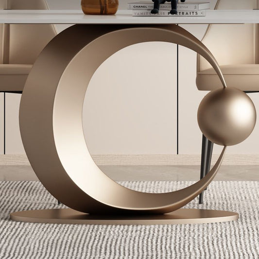 Luxury 1/3/4/6/7 Pieces Dining Set Sintered Stone Dining Table with Leather Chairs Clearhalo 'Dining Room Sets' 'Dining Tables & Seating' 'dining_room_set' 'furn' 'furn_dining_room_set' 'Furniture' 'furniture_dining_room_set' 'Kitchen & Dining Furniture' 1200x1200_6f9e2895-fd7d-4feb-b666-f5cd8feeea6f