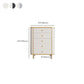Glam Bedroom Chest Stone 16"Wide Storage Chest with Metal Legs Clearhalo 'Bedroom Furniture' 'Dressers & Chests' 'dressers_chests' 'furn' 'furn_dressers_chests' 'Furniture' 1200x1200_6f9ec0a9-5134-418a-b9e2-c64d4c6db14e