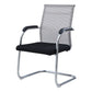 Chaise de bureau à cadre argenté sans fauteuil AirGrid pénible avec respirabilité