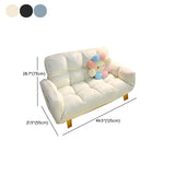 Flared Arm Loveseat Sofa Apartment Arm Settee for Living Room