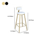 Glam Style 1/2/3 Pieces Bar Table Set Rectangle Stone Bar Table with Metal High Stools Clearhalo 'Bar Furniture' 'furn' 'furn_home_bar_bar_sets' 'Furniture' 'Home Bars & Bar Sets' 'home_bar_bar_sets' 'Kitchen & Dining Furniture' 1200x1200_6fa322b2-ddb8-4284-93b8-3e7a3665ab67