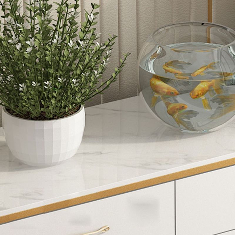 Artificial Wood Dining Room Sideboard Cabinet Modern Buffet Server Cabinet with Drawers Clearhalo 'buffet_sideboard' 'Buffets & Sideboards' 'furn' 'furn_buffet_sideboard' 'Furniture' 'Kitchen & Dining Furniture' 1200x1200_6fa49b08-7d13-466a-9ffe-aff1743f2b87