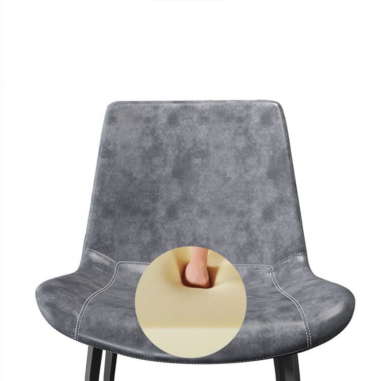 Modern Leather Hotel Side Chair Matte Finish Solid Back Dining Chair (Set of 2) Clearhalo ' kitchen&dining_furn' 'Dining Chairs' 'Dining Tables & Seating' 'dining_chair' 'furn' 'furn_dining_chair' 'Furniture' 'furniture_dining_chair' 'Kitchen & Dining Furniture' 'kitchen' 1200x1200_6fa57fd5-70ed-4a5d-a617-7e543d014764