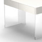 Contemporary Engineered Wood Writing Desk Acrylic Desk with 2 Drawers Clearhalo 'furn' 'furn_office_desk' 'Furniture' 'Office Desks' 'Office Furniture' 'office_desk' 1200x1200_6fa7dfc7-a304-4c82-9702-895219e6ed32
