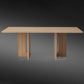 Rectangle Double Base Dining Table Modern Pine Wood Table for Kitchen Clearhalo 'Dining Tables & Seating' 'Dining Tables' 'dining_table' 'furn' 'furn_dining_table' 'Furniture' 'Kitchen & Dining Furniture' 1200x1200_6fa814c7-f25b-4463-8117-88448146f944