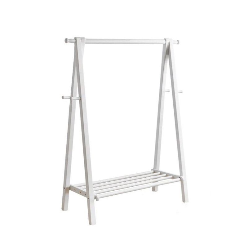 Rastrellone moderno a 4 ganci a 4 manopoli con ripiani di stoccaggio