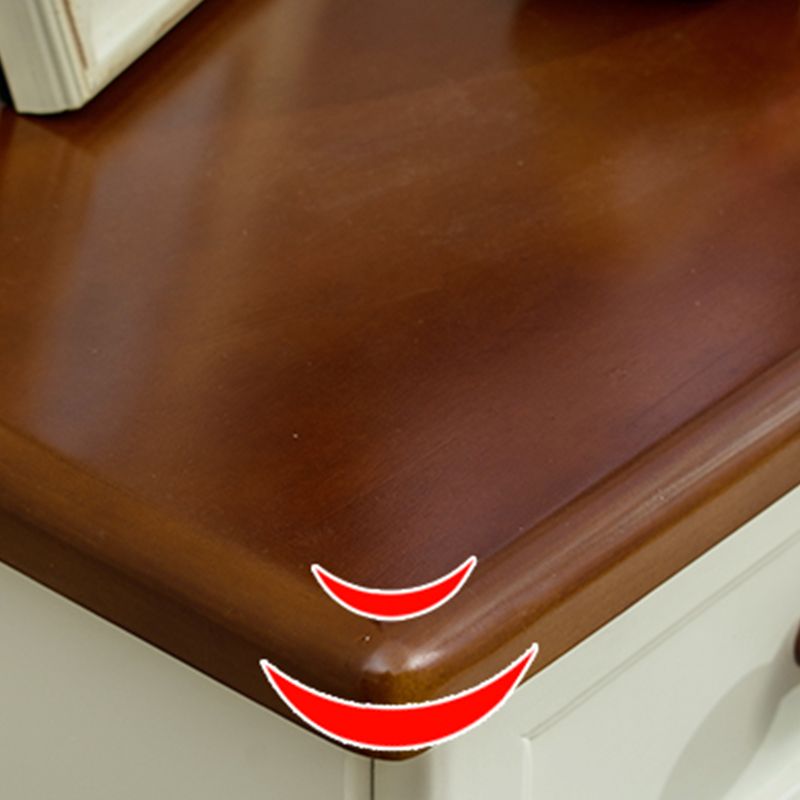 Modern Solid Wood Accent Chest with Drawers 13.77" Wide Chest