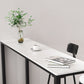 1/3/5 Pieces Modern Rectangle Sintered Stone Counter Table with High Stools