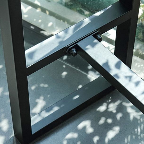 Set di tavoli da bar moderni 1/2/5 pezzi tavolo da barre per rettangolo e sgabello con poggiapiedi di metallo