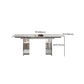Juego de comedor moderno fijo 1/5/7 PCS Stone Dinette Set con sillas