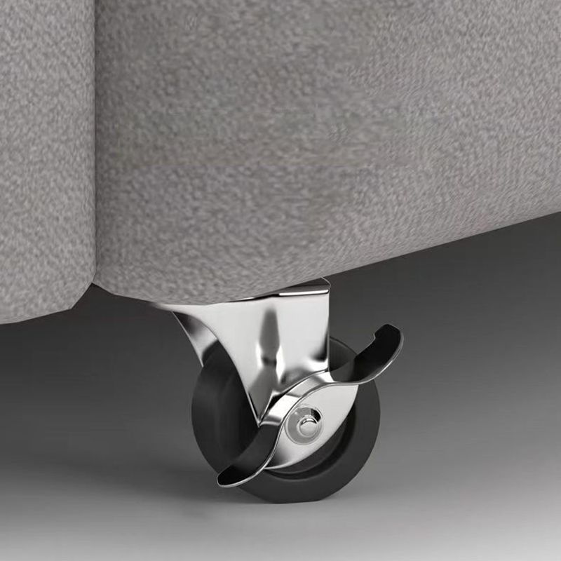 Modern Ottoman Velvet Upholstered Solid Color Square Ottoman with Bottom Rack Clearhalo 'furn' 'furn_ottomans_poufs' 'Furniture' 'Living Room Furniture' 'Ottomans & Poufs' 'ottomans_poufs' 1200x1200_6fb0c3ad-179e-46da-bbbb-8cc6678f53b6