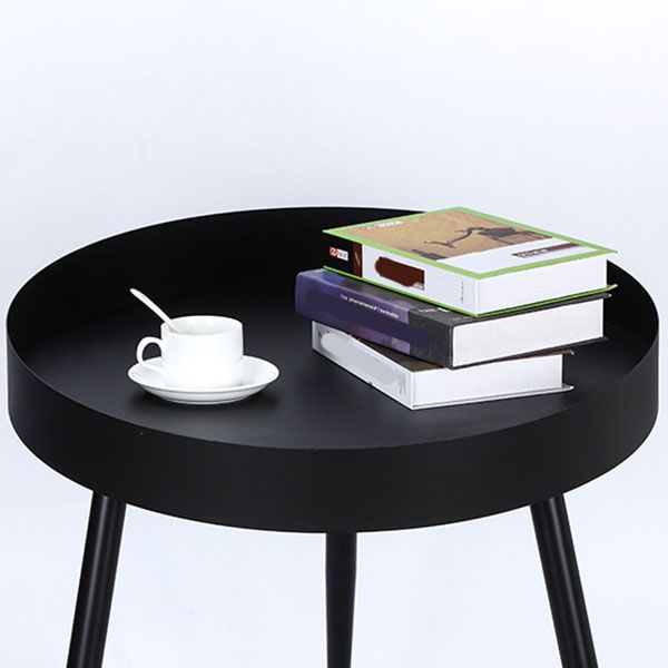 Mid-century Style Side End Table 3 Legs Round Sofa Side Accent Table Clearhalo 'Coffee & Accent Tables' 'End & Side Tables' 'end_side_tables' 'furn' 'furn_end_side_tables' 'Furniture' 'Living Room Furniture' 1200x1200_6fb198b5-4593-4421-9044-77b7aa8f0a8c