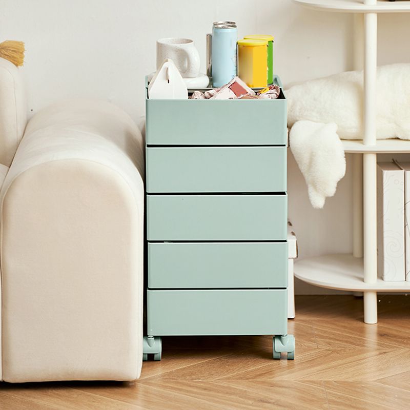 12,5 "W x 24" H moderno comodino di accento di plastica comodino per soggiorno