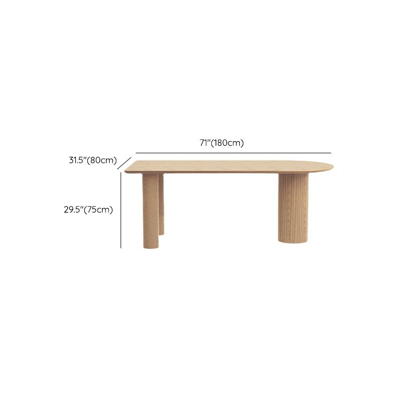 Pine Solid Wood Dining Table Modern Free Form Dining Table with Natural Finish Legs Clearhalo 'Dining Tables & Seating' 'Dining Tables' 'dining_table' 'furn' 'furn_dining_table' 'Furniture' 'Kitchen & Dining Furniture' 1200x1200_6fb5c606-466b-42fd-a18e-fb33ff6efecf