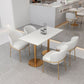 Dining Room Metal Scandinavian Dining Chair Wingback Cushioned Armless Chair Clearhalo ' kitchen&dining_furn' 'Dining Chairs' 'Dining Tables & Seating' 'dining_chair' 'furn' 'furn_dining_chair' 'Furniture' 'furniture_dining_chair' 'Kitchen & Dining Furniture' 'kitchen' 1200x1200_6fb6aad7-fa22-481f-901a-ddbc93961fda
