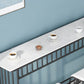 Industrial Rectangle Bistro Bar Desk Faux Marble Bistro Table for Indoor Clearhalo 'Bar Furniture' 'Bar Tables' 'bar_tables' 'furn' 'furn_bar_tables' 'Furniture' 'Kitchen & Dining Furniture' 1200x1200_6fb7495b-3ef6-4781-9a47-3904e108023d