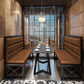 Industrial Style Dinner Table Rectangle Table with Black Frame for Dining Room Clearhalo ' dining_table' 'Dining Tables & Seating' 'Dining Tables' 'furn' 'furn_dining_table' 'Furniture' 'furniture_dining_table' 'Kitchen & Dining Furniture' 'kitchen&dining_furn' 'kitchen' 'kitchen_dining_table' 1200x1200_6fbb50e1-2a94-4a5a-bd4d-23d3a1f42e5b